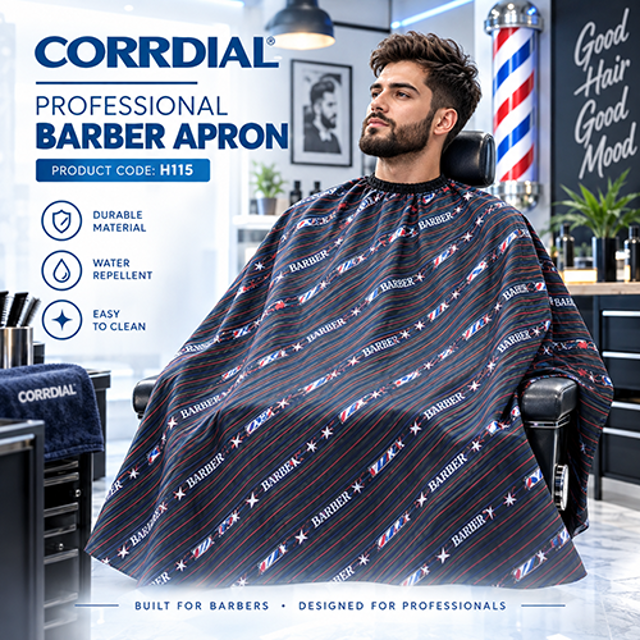 پیشبند مشتری آرایشگری باربر شاپ (بیمه ارسال، (10) Hair Dresser Apron)