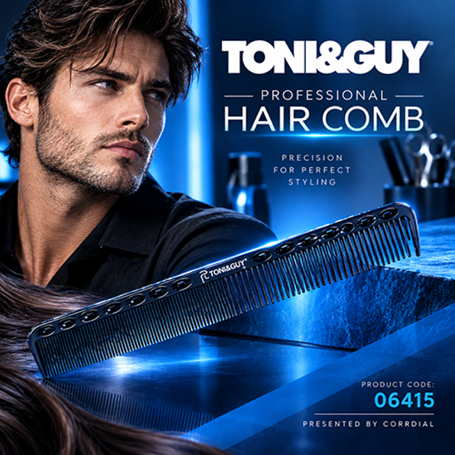 شانه اصلاح و لایرینگ تونی اند گای (بیمه ارسال، TONI&GUY comb - 06415)