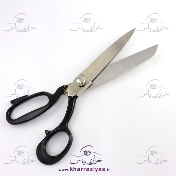 قیچی ایتالیایی استیل دسته مشکی - سایز 11